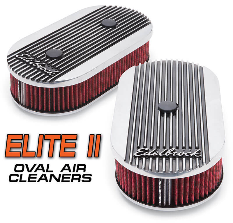 Edelbrock: Elite II Oval Air Cleaner