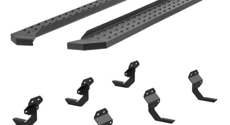 ARIES (205519): RidgeStep 6.5” Commercial Running Boards with Brackets for Ford