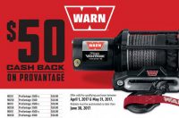 WARN 50 Back ProVantage Winch