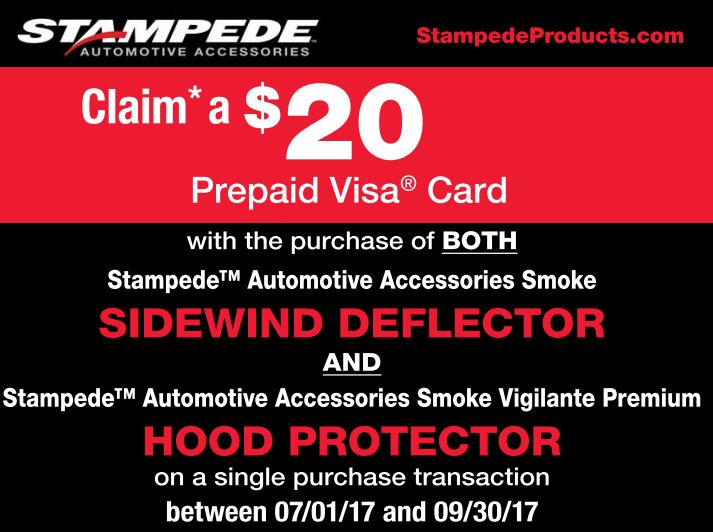 Stampede 20 Card Sidewind Deflector or Hood Protection 2