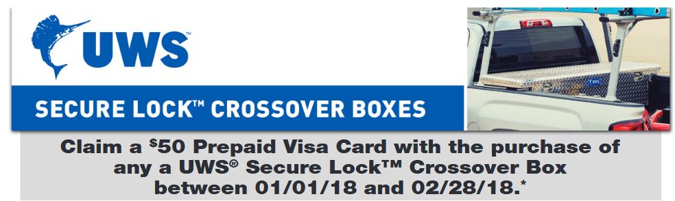 UWS 50 Card on Secure Lock Toolboxes
