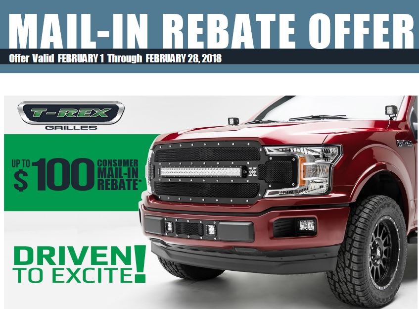 T-Rex Grilles: Up to a $100 Rebate on T-Rex Products