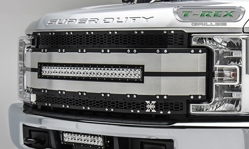 T-Rex Grilles Torch AL Grille 6315483 for Ford Super Duty