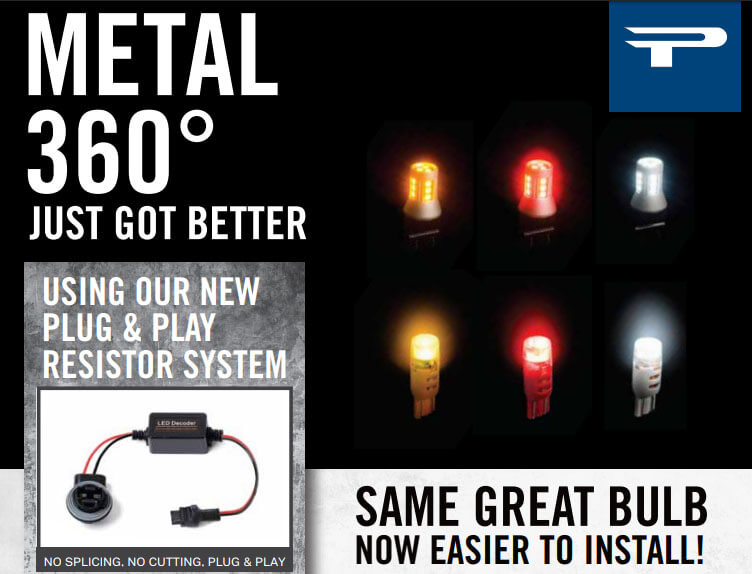 Putco Metal 360 LED Bulbs with Plug and Play
