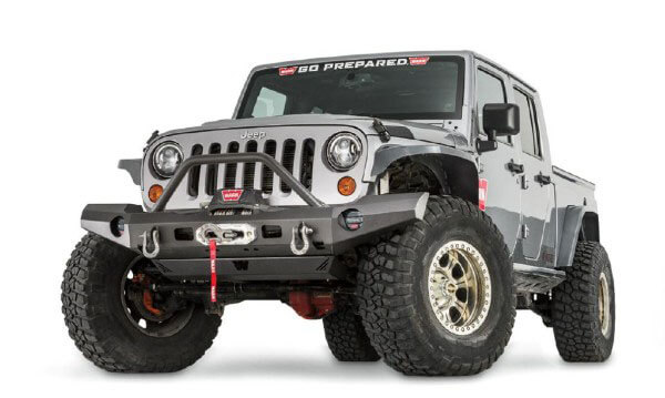 WARN Elite Series Front Bumper for Jeep Wrangler JK