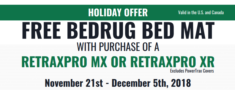 Retrax Free BedRug Mat with RetraxPRO MX or XR Purchase