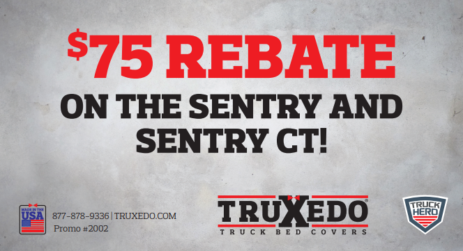 TruXedo $75 Back on Sentry and Sentry CT Covers