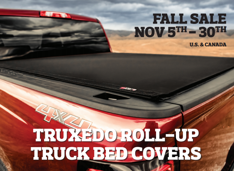 TruXedo Up to $50 Back on Roll-Up Truck Bed Covers