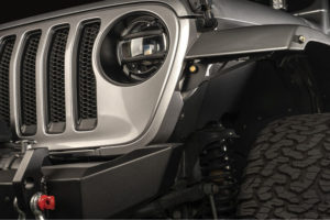 Rugged Ridge (11640.91): Front Fender Chop Bracket Kit for ’18-’19 Jeep Wrangler JL Sahara