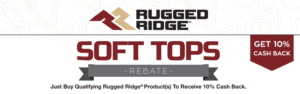 Rugged Ridge: Get 10% Back on Qualifying Soft Top Purchases