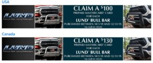 LUND: Get US$100 or CA$130 Back on Bull Bars