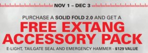 Extang: Free Accessory Pack ($129 Value) with Solid Fold 2.0 Purchase–NOW THROUGH 12/31!