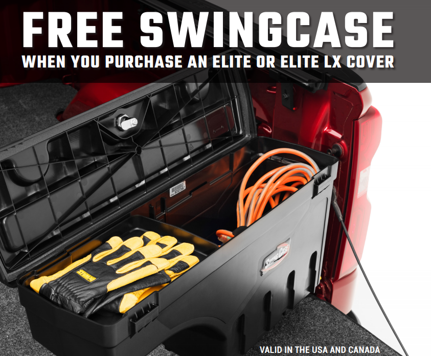 UnderCover: Get a Free SwingCase with Elite or Elite LX Truck Bed Cover Purchase