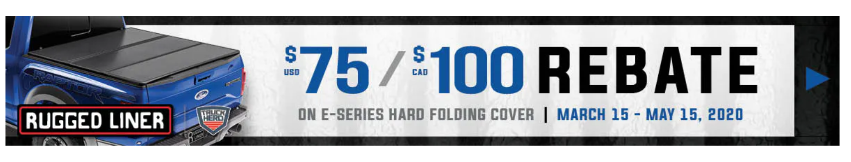 Rugged Liner: Get US$75 or CA$100 Back on E-Series Hard Folding Truck Bed Covers