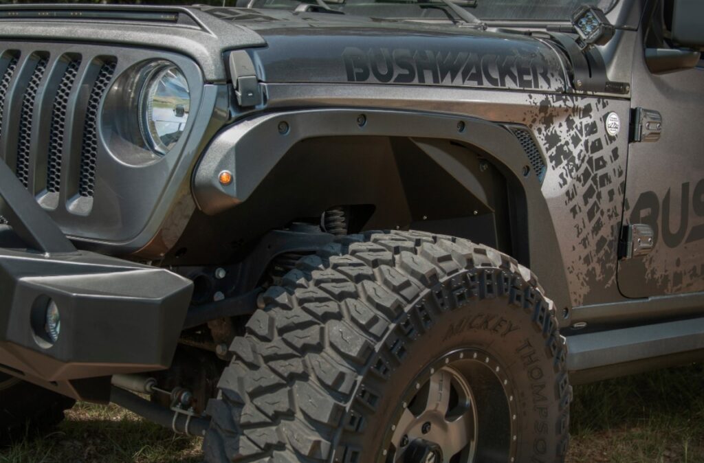 Bushwacker Trail Armor Fender Flare Delete Kit for Jeep JL