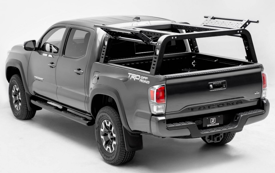ZROADZ (Z839101): Overland Rack with Side Access Gates and Light Pods for ’16-’20 Toyota Tacoma