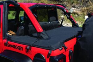 Rampage Products (741036): Tonneau with Tailgate Bar Kit for ’18-’21 Jeep Wrangler JLU