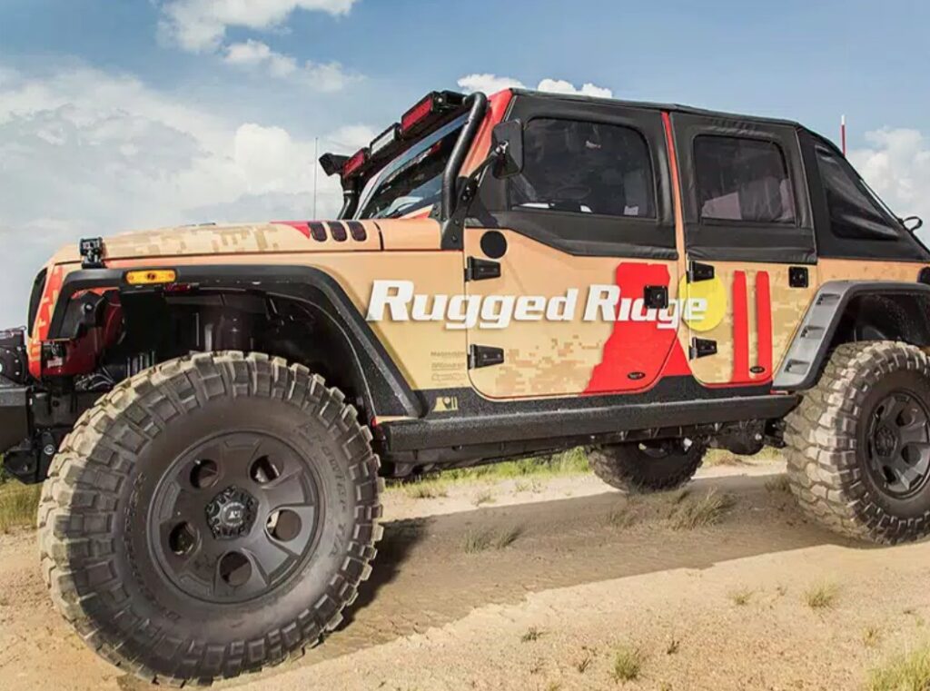 Rugged Ridge (11504.33): XHD Rock Sliders for ’18-’21 Jeep Wrangler JL