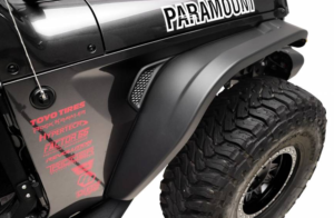 Paramount Automotive: Hydro Series Fender Flares for Jeep Wrangler JK and JL