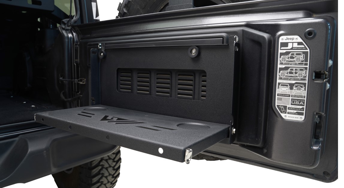 Paramount Automotive: Tailgate Table for Jeep Wrangler JL – Performance  Corner News