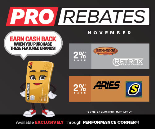 PRO Rebates: November Featured Brands