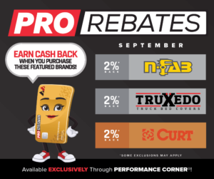 PRO Rebates: September Featured Brands