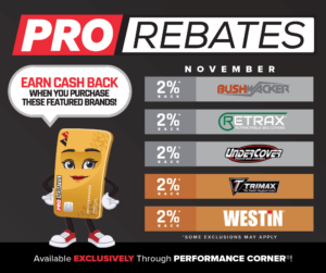 PRO Rebates: November Featured Brands