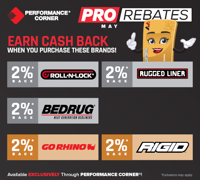 PRO Rebates: May Featured Brands