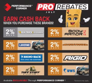 PRO Rebates: July Featured Brands